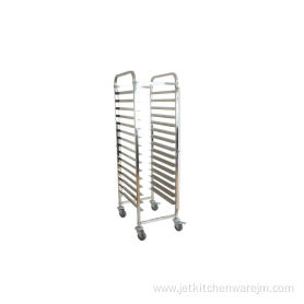 15 Tiers Stainless Steel Bakery Trolley For Baking